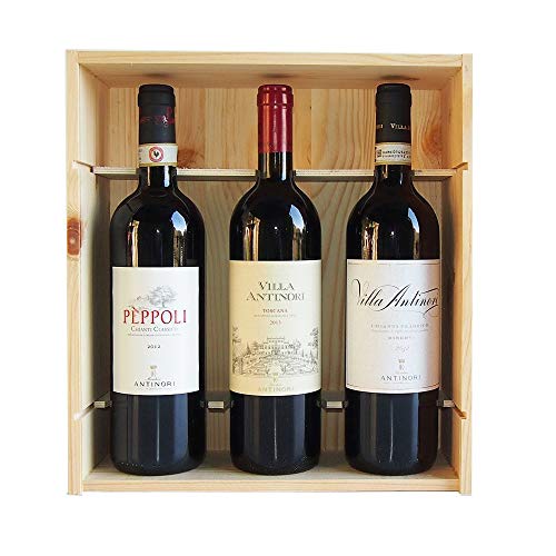 Die Besten Weine der Weinkellerei Marchesi Antinori - Ein Geschenk von hohem Prestige aus dem Gebiet der Toskana - Geschenkset Wein - Code 45a Die Besten Weine der Weinkellerei Marchesi Antinori - Ein Geschenk von hohem Prestige aus dem Gebiet der Toskana - Geschenkset Wein - Code 45a von Wine Gift Baskets