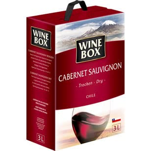 Wine Box Cabernet Sauvignon Rotwein trocken, 4er Pack (4 x 3 l) von Wine