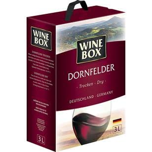 Wine Box Dornfelder Rotwein trocken, 4er Pack (4 x 3 l) von Wine