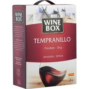 Wine Box Tempranillo Spanischer Rotwein trocken, 4er Pack (4 x 3 l) von Wine