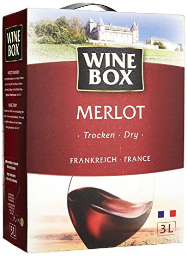 Wine Box Merlot IGP Pays d'Oc trocken Bag-in-Box (1 x 3 l) von Wine Box