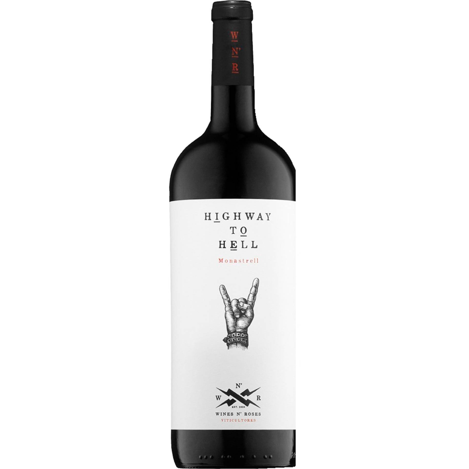 Highway To Hell Tinto, Valencia DO, Magnum, Valencia, 2022, Rotwein Highway To Hell Tinto, Valencia DO, Magnum, Valencia, 2022, Rotwein von Wines N' Roses Viticultores - Calle Arxidiaca Ros 35, 46630 La Font de la Figuera Valencia, Spanien