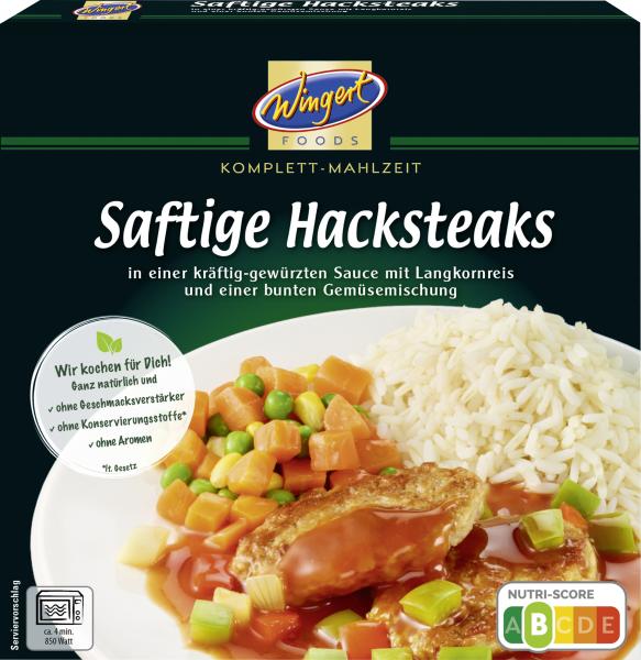 Wingert Foods Saftige Hacksteaks von Wingert Foods