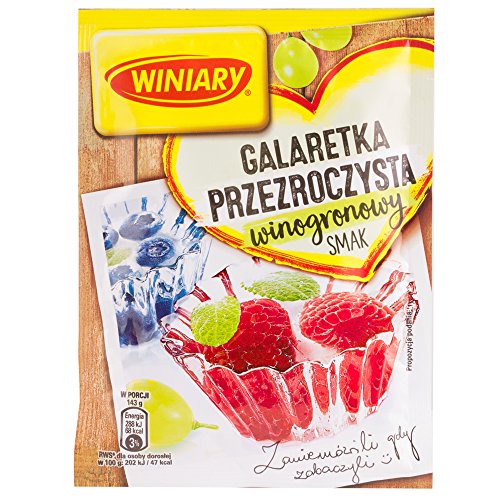 WINIARY Galaretka przezroczysta smak winogronowy 71g / Gelée aux raisins WINIARY Galaretka przezroczysta smak winogronowy 71g / Gelée aux raisins von Winiary