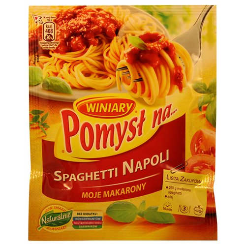 WINIARY Pomysl na... Spaghetti Napoli 47 g WINIARY Pomysl na... Spaghetti Napoli 47 g von Winiary