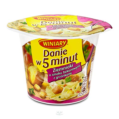 Winiary Fünf Minuten Gericht Püree mit Räucherbauchgeschmack von Winiary