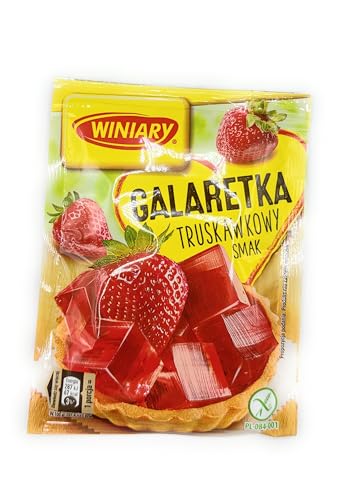 Winiary Galaretka o Smaku Truskawkowym Strawberry Jelly Mix (5er-Pack) von Winiary