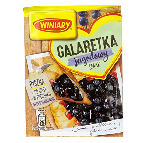 Winiary Götterspeise mit Beerengeschmack /// Galaretka jagodowy smak 47g von Winiary