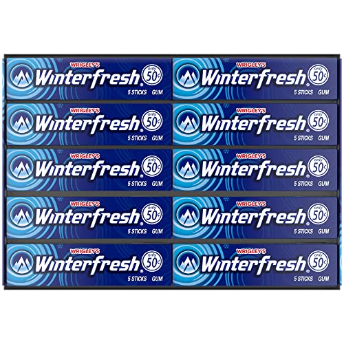 WRIGLEY'S WINTERFRESH Kaugummi, Großpackung, 5 Stäbchen pro Packung (40 Stück) von Winterfresh