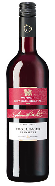 Württemberger Trollinger Rotwein feinherb 0,75 l von Winzer vom Weinsberger Tal