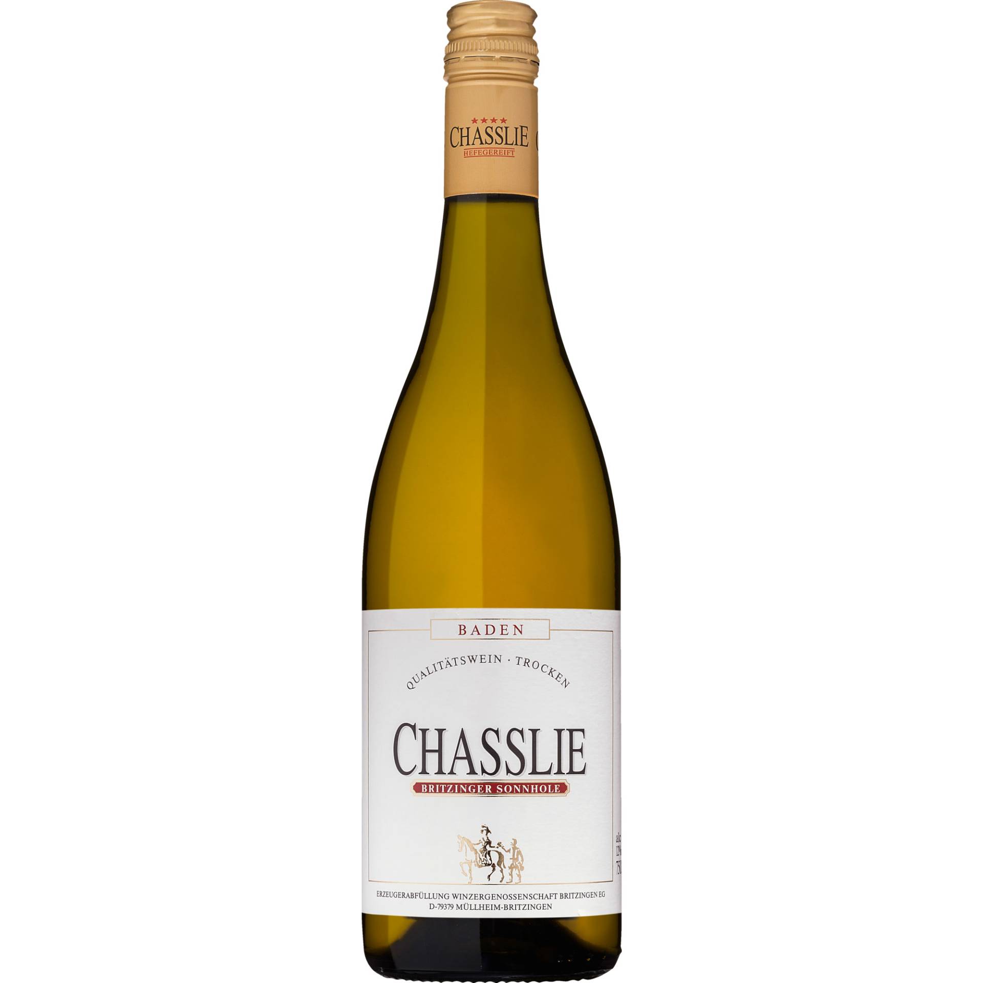 Britzinger Chasslie QbA, Trocken, Baden, Baden, 2024, Weißwein Britzinger Chasslie QbA, Trocken, Baden, Baden, 2024, Weißwein von Winzergenossenschaft Britzingen Markgräflerland eG