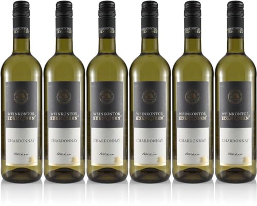 6x Chardonnay trocken 2022 - Winzergenossenschaft Edenkoben eG, Pfalz - Weißwein von Winzergenossenschaft Edenkoben eG