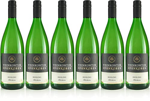 6x Riesling trocken 2022 - Winzergenossenschaft Edenkoben eG, Pfalz - Weißwein von Winzergenossenschaft Edenkoben eG