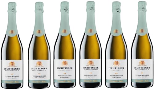 Winzergenossenschaft Jechtingen-Amoltern Jechtinger Steingrube Weißburgunder Sekt extra trocken (6 x 0,75L) von Winzergenossenschaft Jechtingen-Amoltern