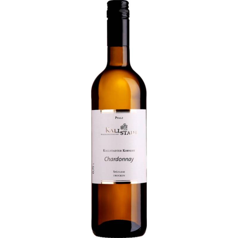 Kallstadt Kobnert Chardonnay Spätlese, Trocken, Pfalz, Pfalz, 2022, Weißwein von Winzergenossenschaft Kallstadt eG, Weinstr. 126, 67169 Kallstadt