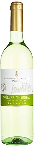 WG Meissen Müller Thurgau Sachsen QbA leh und C plus C Trocken (1 x 0.75l) von Winzergenossenschaft Meissen