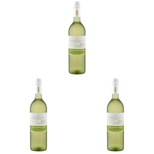 WG Meissen Weißburgunder Sachsen, trocken (1 x 0,75 l) (Packung mit 3) von Winzergenossenschaft Meissen
