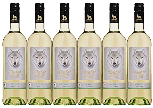 Winzergenossenschaft Wolfenweiler Batzenberg Weißer Wolf Gutedel QW trocken (6 x 0,75L) von Winzergenossenschaft Wolfenweiler