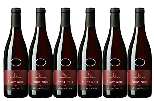 Winzergenossenschaft Wolfenweiler Batzenberg Alpha Wolf Spätburgunder Rotwein QW trocken (6 x 0,75L) von Winzergenossenschaft Wolfenweiler