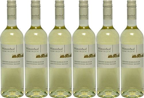 Winzerhof Ebringen Weißer Markgräfler Gutedel Qualitätswein trocken (6 x 0,75L) von Winzerhof Ebringen