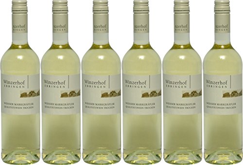 Winzerhof Ebringen Weißer Markgräfler Gutedel Qualitätswein trocken (6 x 0,75L) von Winzerhof Ebringen