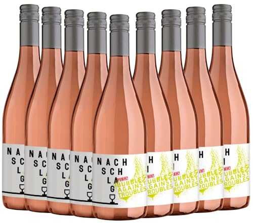 Nachschlag Bubbles against troubles Pink Winzerhof Stahl Perlwein 9 x 0,75l VINELLO - 6 x Weinpaket inkl. kostenlosem VINELLO.weinausgießer von Winzerhof Stahl