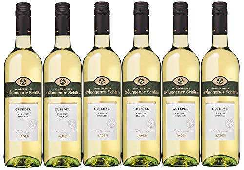 Winzerkeller Auggener Schäf Gutedel Kabinett trocken (6 x 0,75L) von Winzerkeller Auggener Schäf eG