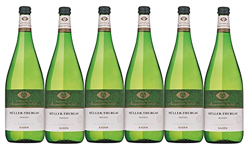 Winzerkeller Auggener Schäf Die Großen aus Auggen Müller-Thurgau QW trocken (6 x 1,0L) von Winzerkeller Auggener Schäf eG