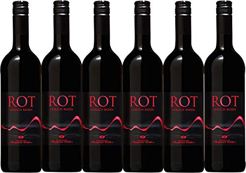 Winzerkeller Auggener Schäf "Die Lieblichen aus Auggen" Rotwein QW lieblich (6 x 0,75L) von Winzerkeller Auggener Schäf eG