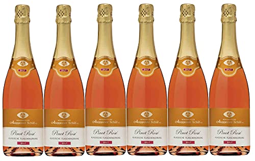 Winzerkeller Auggener Schäf Pinot Rosé Sekt brut (6 x 0,75L) von Winzerkeller Auggener Schäf eG