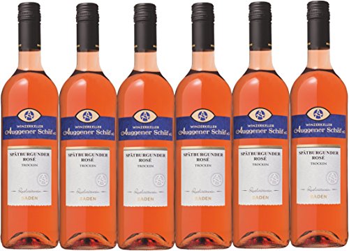 Winzerkeller Auggener Schäf Spätburgunder Rosé QW trocken (6 x 0,75L) von Winzerkeller Auggener Schäf eG