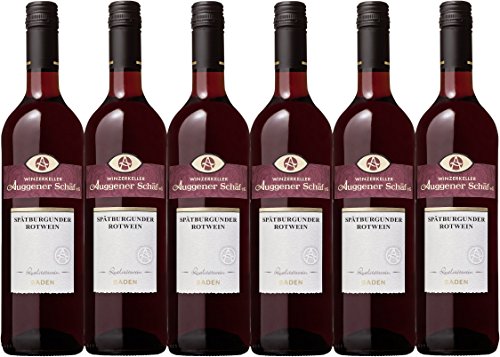 Winzerkeller Auggener Schäf Spätburgunder Rotwein QW mild (6 x 0,75L) von Winzerkeller Auggener Schäf eG