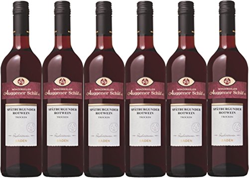 Winzerkeller Auggener Schäf Spätburgunder Rotwein QW trocken (6 x 0,75L) von Winzerkeller Auggener Schäf eG