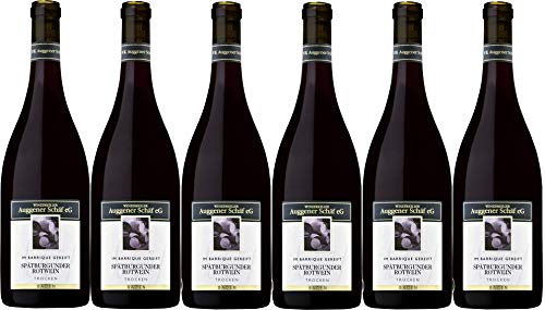 Winzerkeller Auggener Schäf Spätburgunder Rotwein QW trocken Barrique (6 x 0,75L) von Winzerkeller Auggener Schäf eG