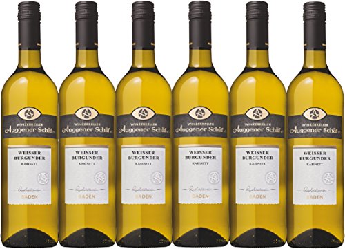 Winzerkeller Auggener Schäf Weißer Burgunder Kabinett mild (6 x 0,75L) von Winzerkeller Auggener Schäf eG