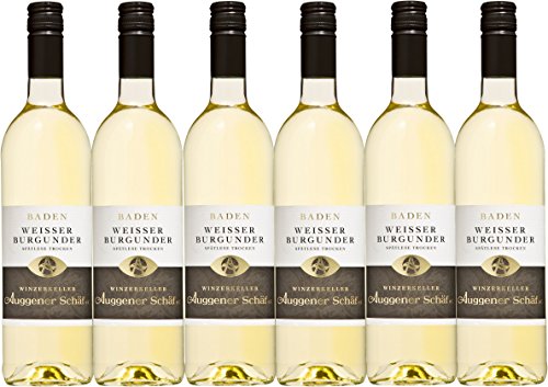 Winzerkeller Auggener Schäf Weißer Burgunder Spätlese trocken (6 x 0,75L) von Winzerkeller Auggener Schäf eG