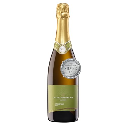 Villa Heynburg Crémant Weißburgunder Sekt brut - dieser Sekt ist die Krönung besonderer Jahrgänge für erlesenen Sektgenuss - Badischer Sekt, Anbaugebiet Ortenau (1 x 0,75 l) von Winzerkeller Hex vom Dasenstein