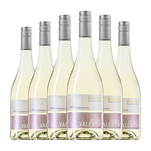 Sommerach Valentin Frizzante Weiss 75 cl Weißer Sekt (Karton mit 6 Flaschen von 75 cl) von Winzerkeller Sommerach