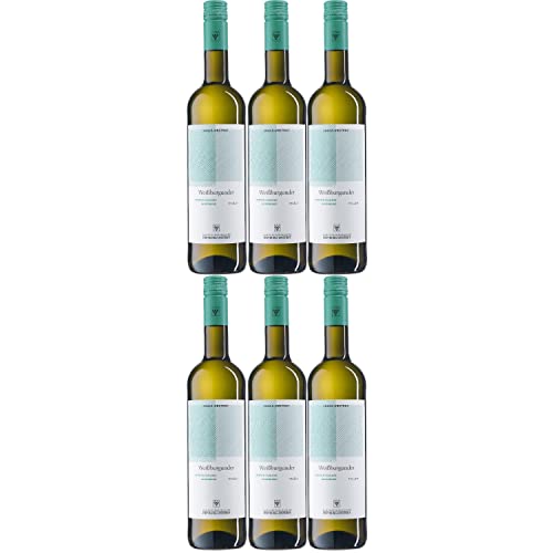 WV Freyburg-Unstrut Weissburgunder Weißwein Wein trocken Deutschland I Visando Paket (6 x 0,75l) von Winzervereinigung Freyburg-Unstrut