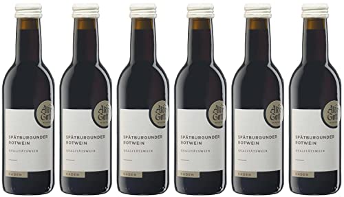 Alde Gott Winzer Schwarzwald Spätburgunder Qualitätswein 0,25 L 2022 Halbtrocken (6 x 0.25 l) von WirWinzer