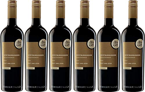 Alde Gott Winzer Schwarzwald Spätburgunder Rot&Süß Qualitätswein 2022 Süß (6 x 0.75 l) von WirWinzer