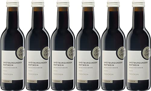 Alde Gott Winzer Schwarzwald Spätburgunder Rotwein Qualitätswein 0,25 L 2022 Trocken (6 x 0.25 l) von WirWinzer
