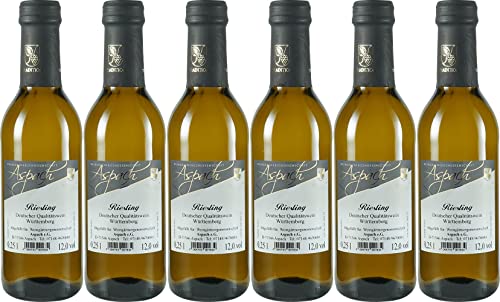 Aspach Der kleine Riesling 0,25 L 2022 Halbtrocken (6 x 0.25 l) von WirWinzer