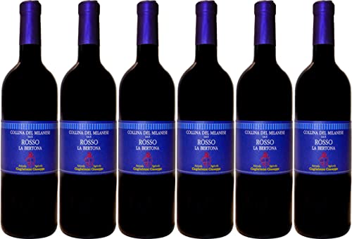 Azienda Agricola Guglielmini La Bertona Rosso Collina del Milanese IGP Trocken (6 x 0.75 l) von WirWinzer