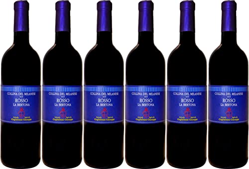 Azienda Agricola Guglielmini La Bertona Rosso Collina del Milanese IGP Trocken (6 x 0.75 l) von WirWinzer