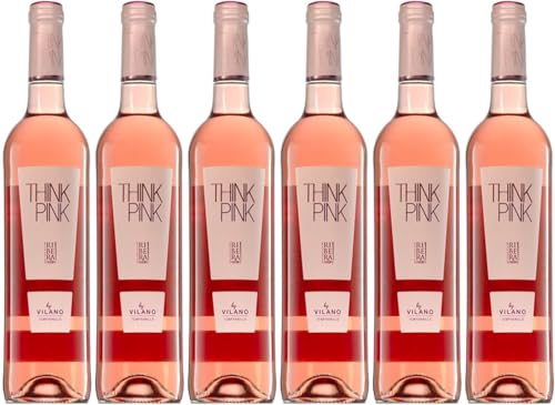 Bodegas Vilano Think Pink Rosado Ribera del Duero DO 2023 Trocken (6 x 0.75 l) von WirWinzer