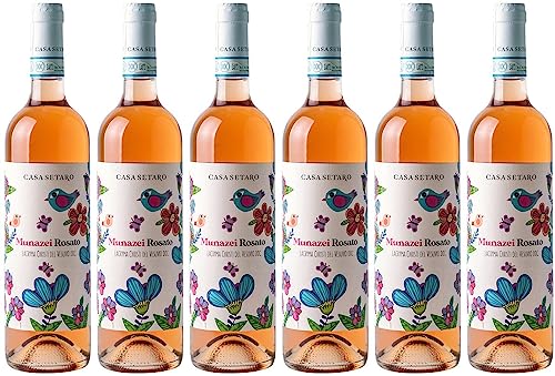 Casa Setaro "Munazei" Rosato Lacryma Christi Del Vesuvio DOC 2023 (6 x 0.75 l) von WirWinzer