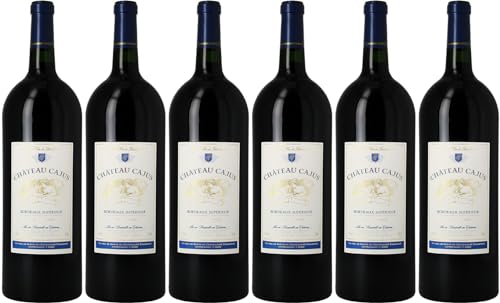 Château Cajus Magnum Bordeaux Supérieur AOP 2015 Trocken Bio (6 x 1.5 l) von WirWinzer