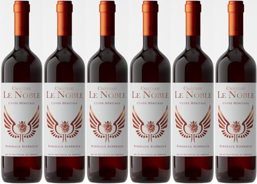 Château Le Noble Cuvée Heritage Rouge Bordeaux Supérieur AOP 2019 Trocken Bio (6 x 0.75 l) von WirWinzer