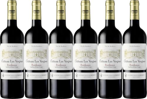 Château Les Vergnes Rouge Bordeaux AOP 2022 Trocken (6 x 0.75 l) von WirWinzer